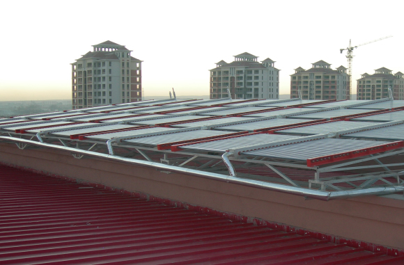 鄂托克旗职业中学太阳能热水工程（150㎡）